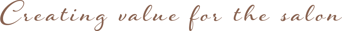 Creating value for the salon